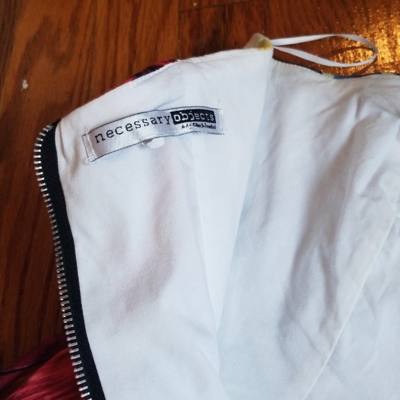 Necessary Objects Artsy Statement Strapless Dress - Picture 4 of 4